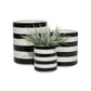 Ceramic Black & White Planter (Various Sizes)