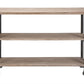 Industrial Metal & Wood Shelf
