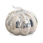 Mercury Glass Pumpkin with Glitter Detail