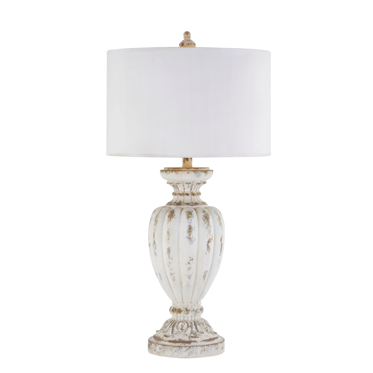 Jocelyn White Washed Table Lamp