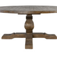 Caden 72" Round Pedestal Dining Table