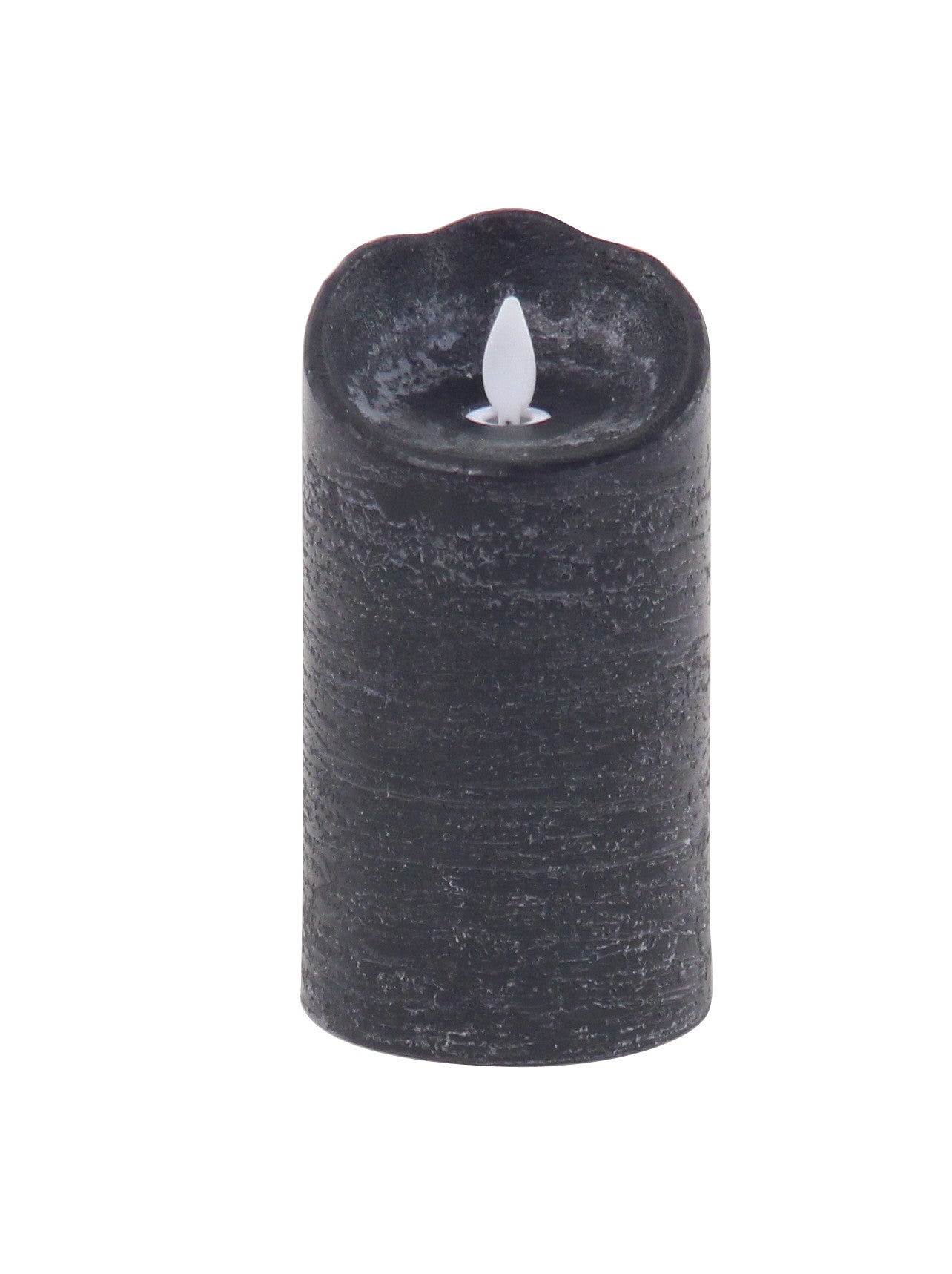 Black Flameless LED Wax Candle, Set of 3