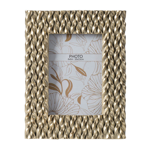 Gold Twist Photo Frame