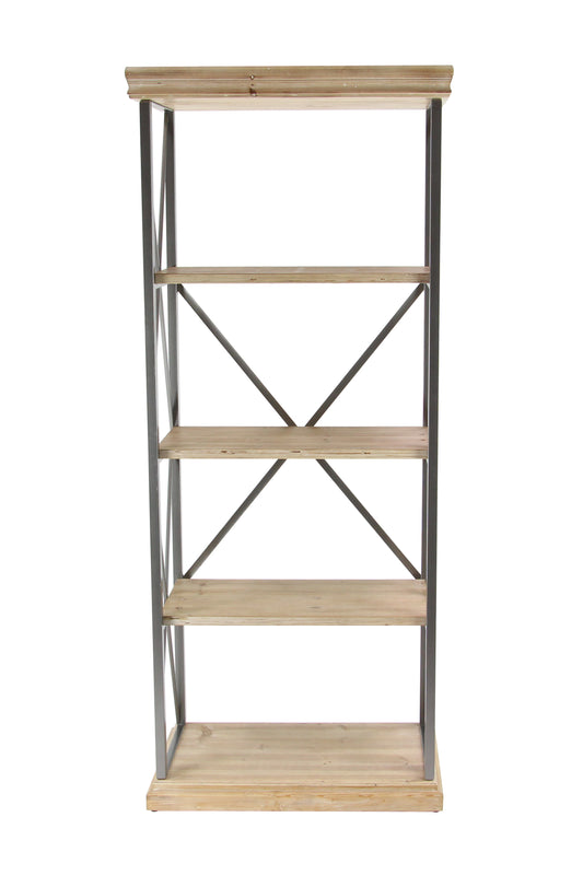 Wood & Metal Shelf