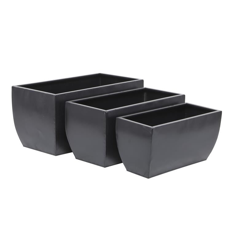 Grey Iron Modern Planter (Various Sizes)