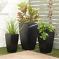 Black Metal Modern Planter (Various Sizes)