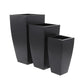 Black Metal Modern Planter (Various Sizes)