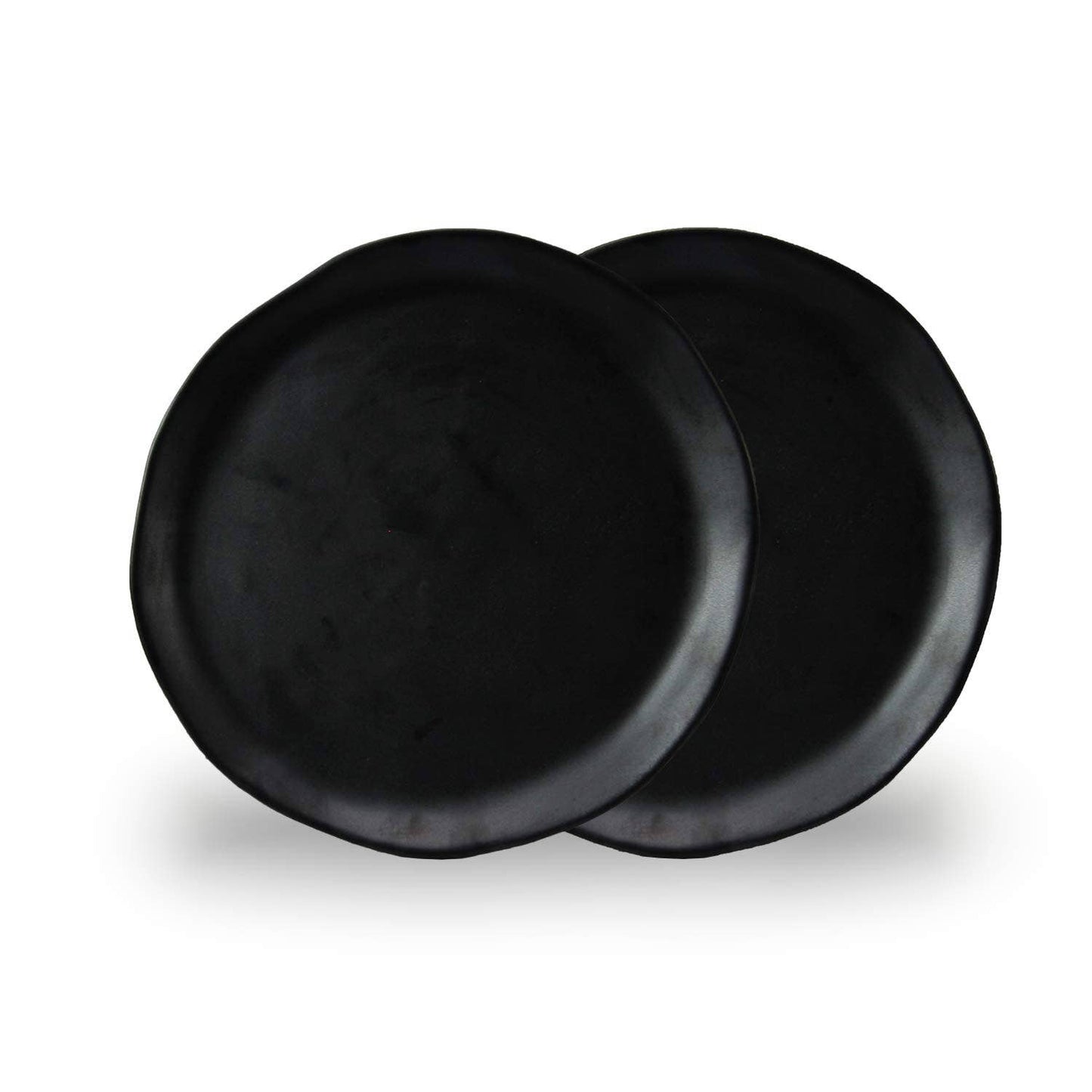 Stoneware Matte Black Dinner Plate
