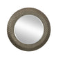 Round Sculpted Wall Mirror