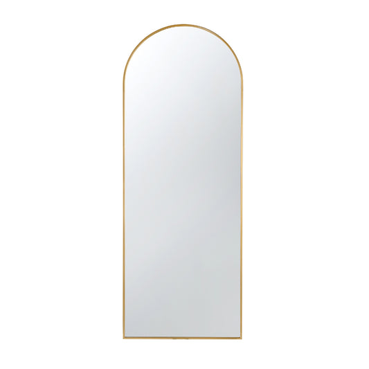 Gold Rounded Tall Mirror