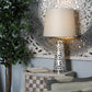 Mirror and Shell Table Lamp