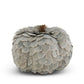 Large Scalloped Wood Chip Pumpkin, Sage Green