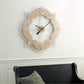Metal & Natural Wood Wall Clock