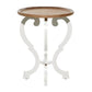 Wood Accent Table with Scalloped Top (Various Styles)