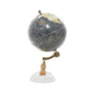 Globe with Wood & Marble Base