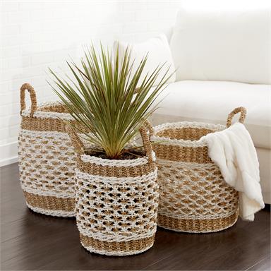 Lattice-Patterned Traditional Storage Basket (Various Sizes)