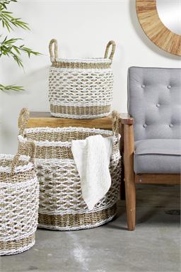 Lattice-Patterned Traditional Storage Basket (Various Sizes)