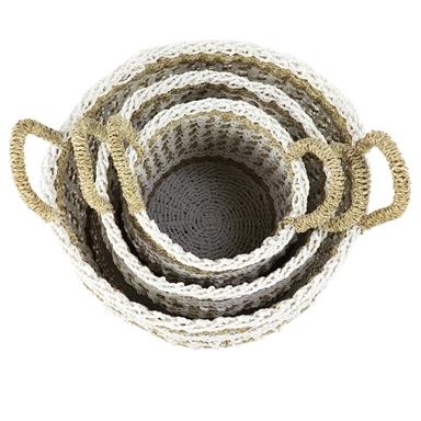 Lattice-Patterned Traditional Storage Basket (Various Sizes)