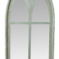 Weathered Arched Window Pane Mirror