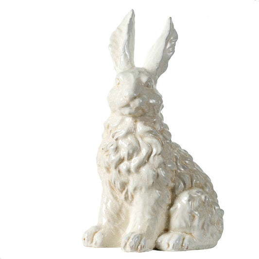 Shaggy Ceramic Rabbit