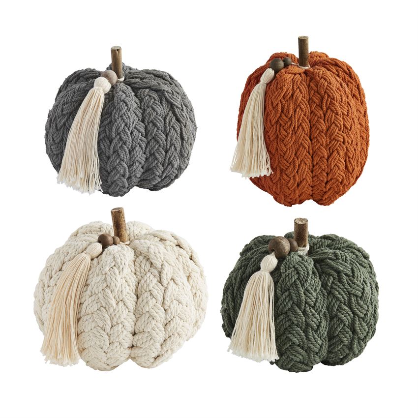 Braided Rope Pumpkin (Various Colors)