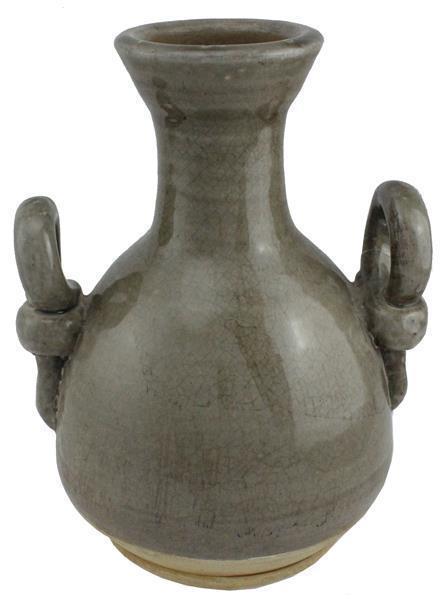 Stoneware Handthrown Vase, Smokey Brown