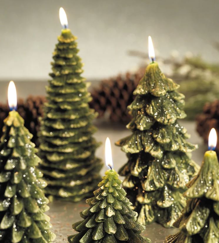 Winter Pine Tree Candle (Various Sizes)