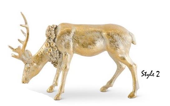 Antique Gold Resin Deer (Various Styles)