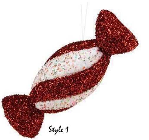 Sprinkled Swirl Candy Ornament (Various Styles)