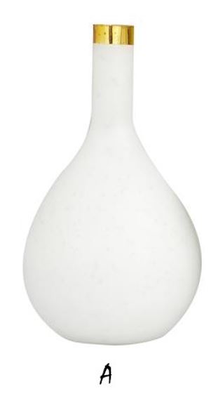 White Glass Glam Vase (Various Styles)