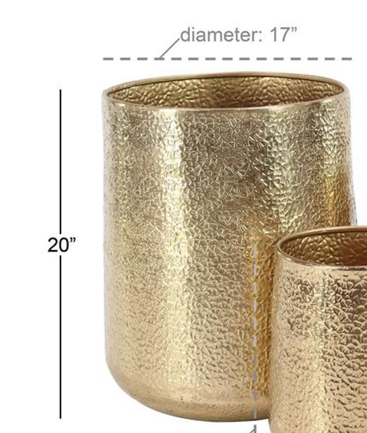 Gold Aluminum Planter (Various Sizes)