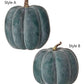 Teal Weathered Pumpkin, Small (Various Styles)