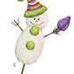 Merry & Bright Snowman With Bulb (Various Styles)