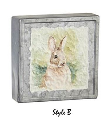 Field Bunny Textured Wall Art (Various Styles)