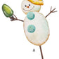 Merry & Bright Snowman With Bulb (Various Styles)