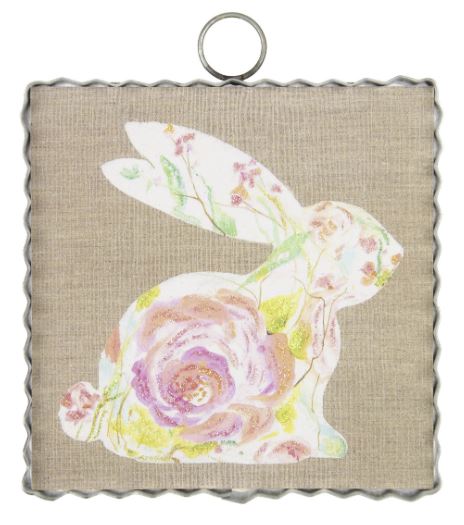 Rose Rabbit Mini Gallery Print