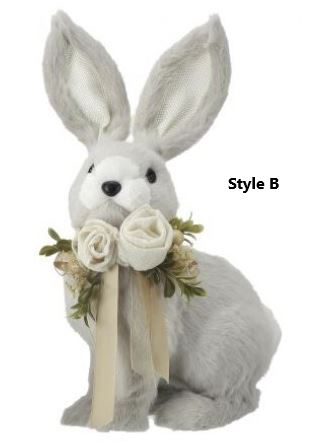 Furry Bunny Ribbon Rose (Various Styles)