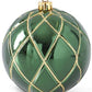 Green and Gold Shatterproof Ornament