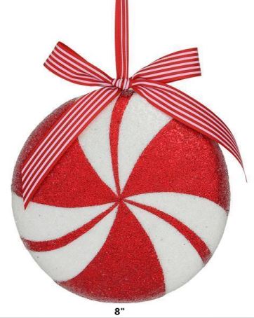 Peppermint Ornament (Various Sizes)