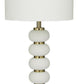 White and Gold Bubble Lamp