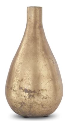 Antique Brown Matte Glass Bottle Vase (Grad Sizes)