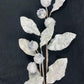 30" Icy Magnolia Leaf w/ Berry Spray, Pearl