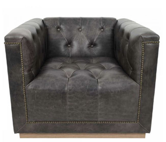 Gianni Swivel Chair, Waco Grey