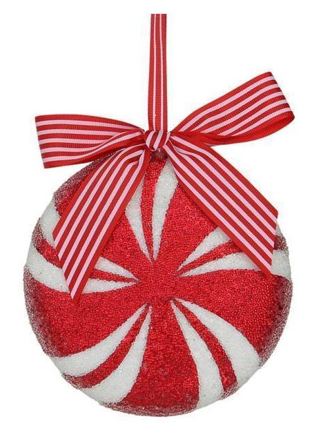 Peppermint Ornament (Various Sizes)