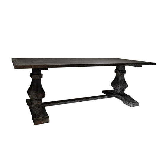110" Versailles Dining Table, Black