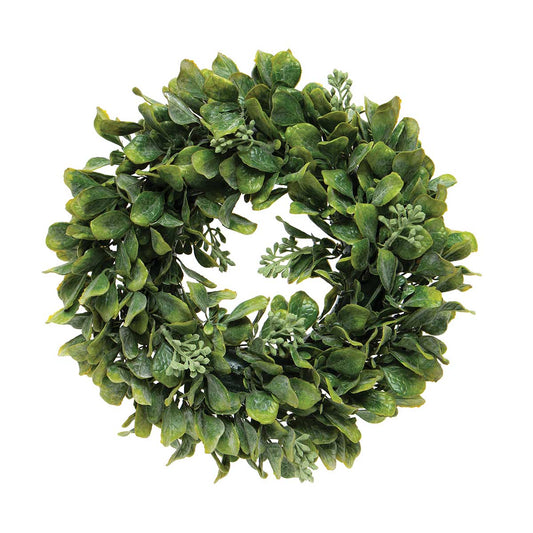 13" Jasmine Leaf Mini Wreath