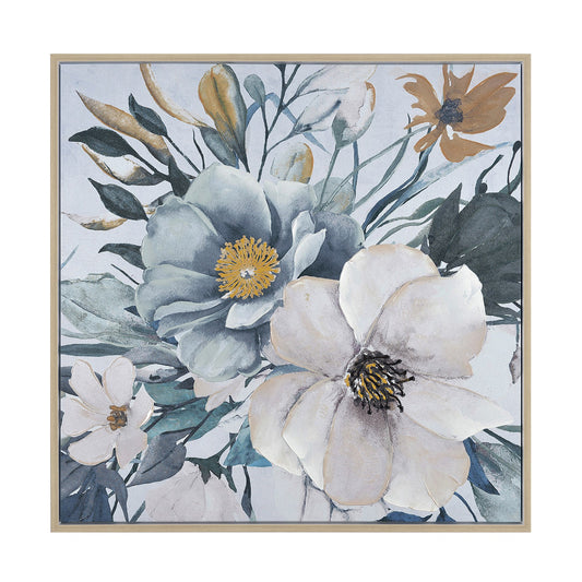 Flower Power Canvas Art with Frame