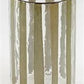 Striped Glass Vase, Clear/Brown