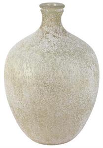 Marble Glass Bottle Vase, Gold
