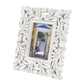 White Carved Photo Frame